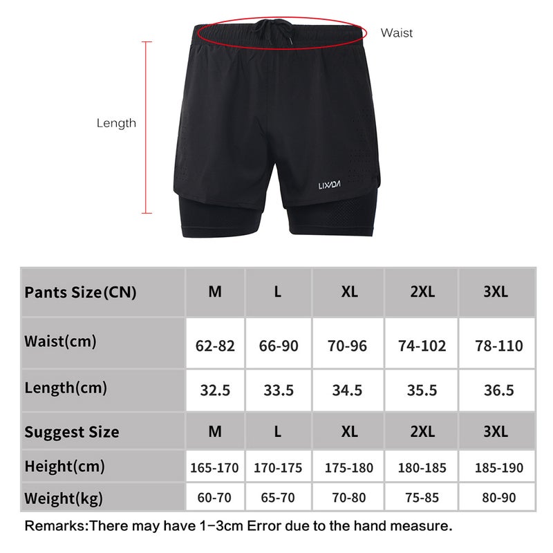 2-in-1 Running Shorts Black - Image 5