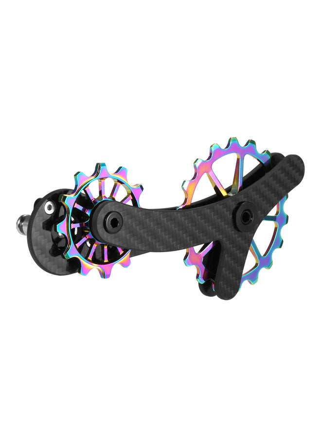 Generic 18T Carbon Fiber Rear Derailleurs Guide Bike Ceramic Bearing Jockey Pulley Wheel Set - Image 4