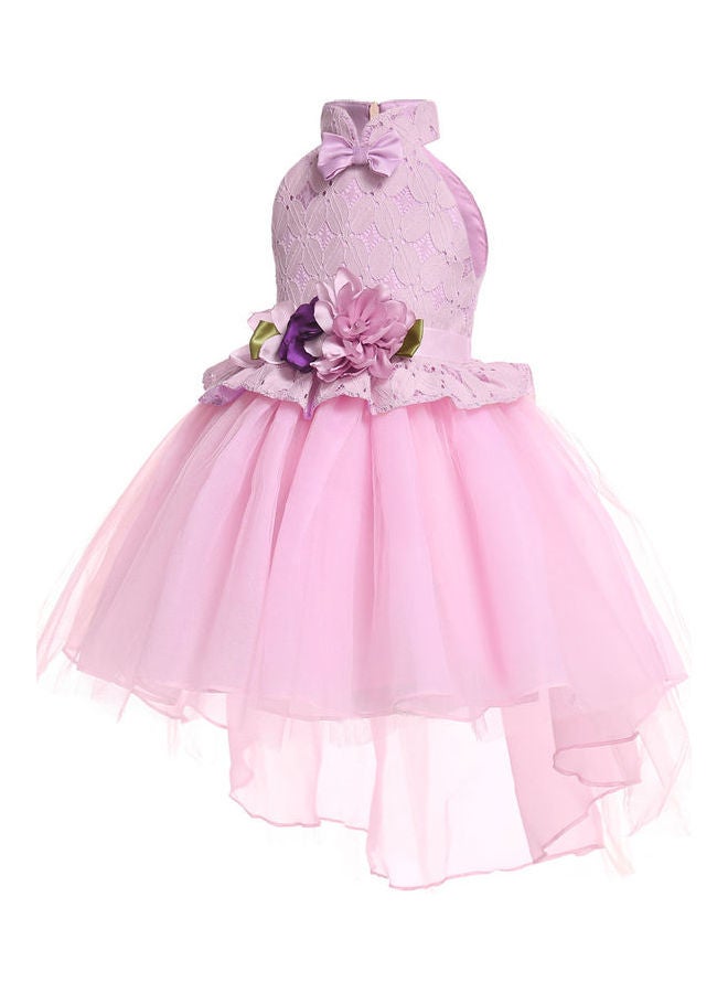 JOLLY Mesh Bubble Princess Dress Pink  - Image 1