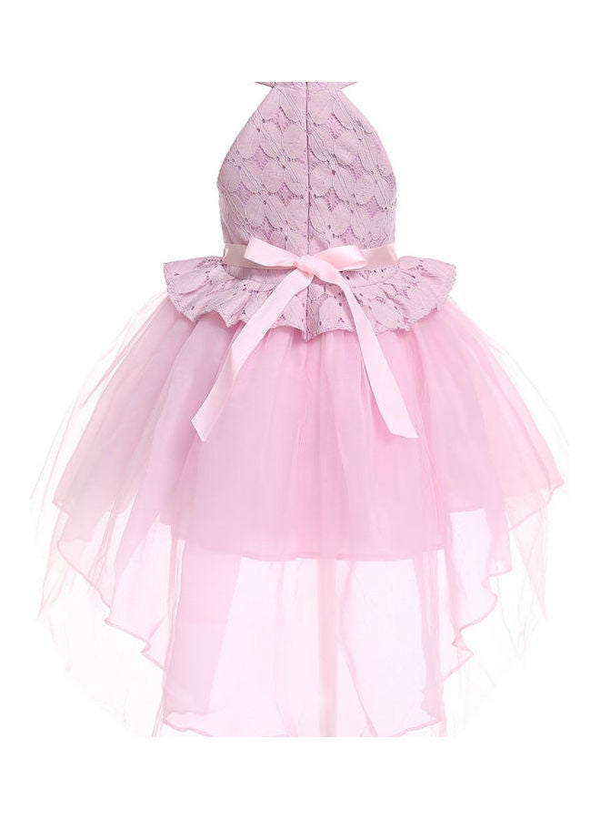 JOLLY Mesh Bubble Princess Dress Pink  - Image 3