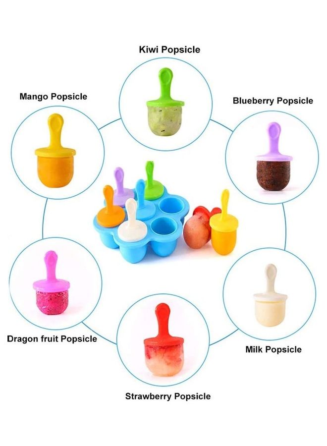 XiuWoo 7 Piece Of cavity DIY Ice Pop Mold Multicolour - Image 4