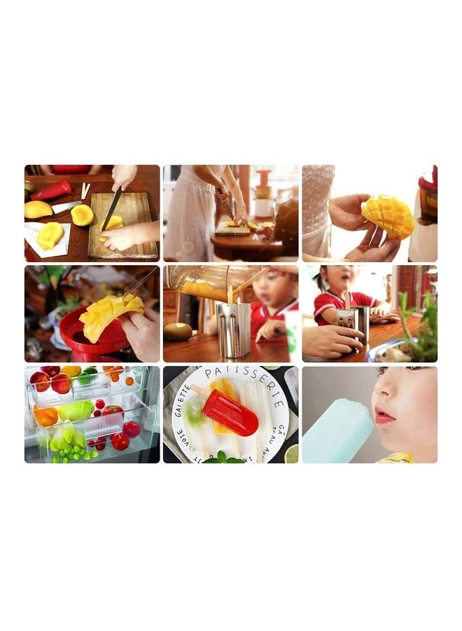 XiuWoo Stainless Steel  Ice Cream Mold Silver - Image 2