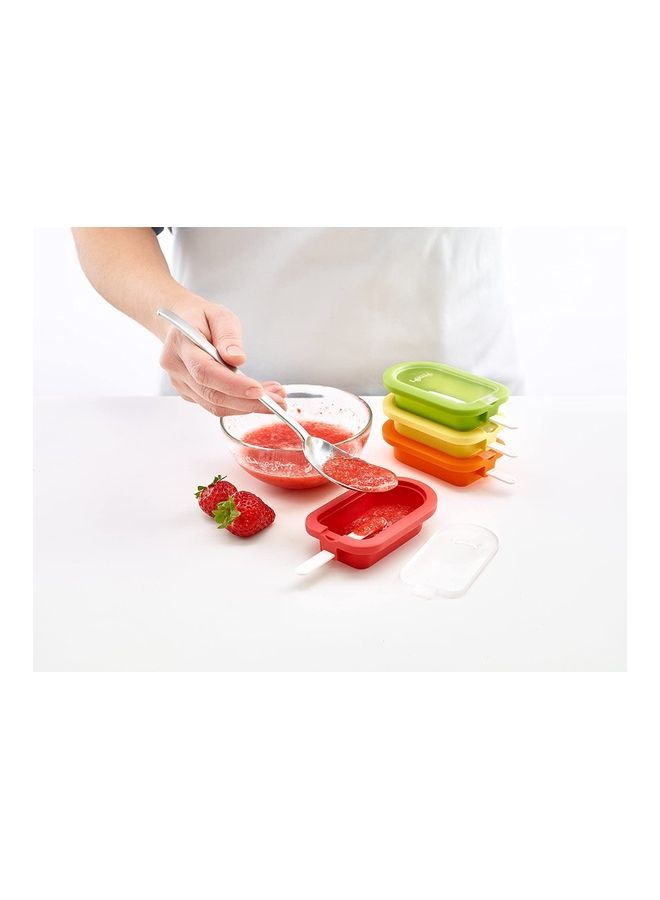 XiuWoo 4 Pieces Popsicle Mold Multicolour - Image 5