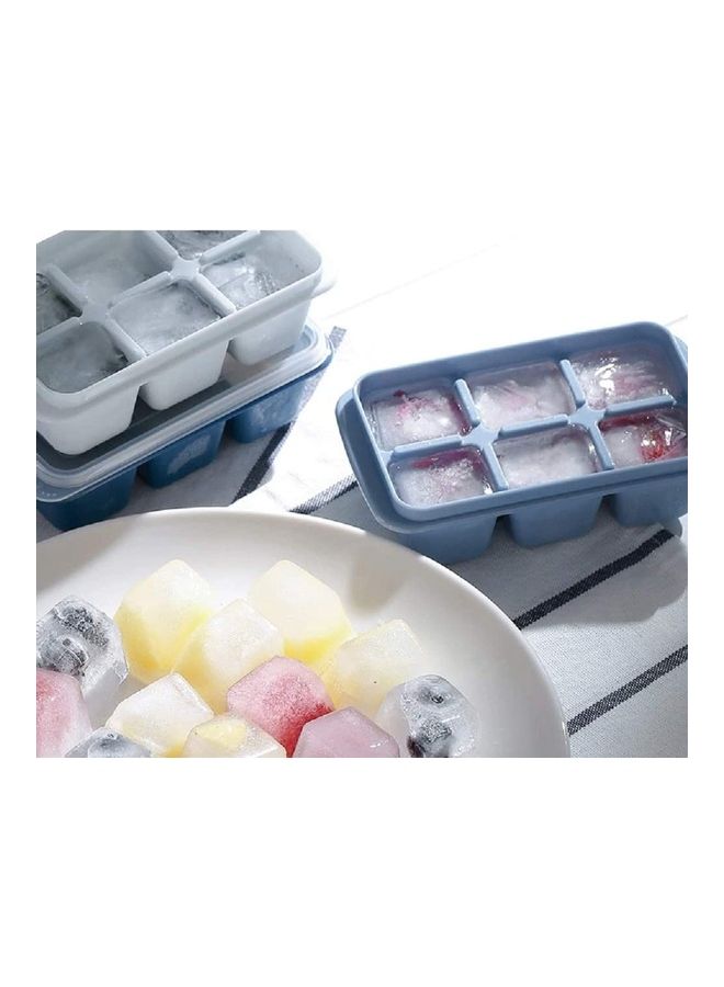 XiuWoo - 3 Packs With Removable Lid Easy Release Flexible Ice Cube Mold Multicolour - Image 1
