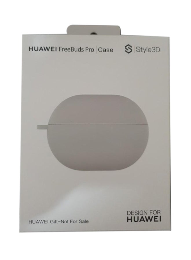 هواوي غطاء سيليكون لسماعات فري بادز برو لهاتف هواوي رمادي - Image 4