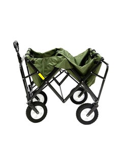 Cool Baby Folding Camping Multi-Function Outdoor Wagon Shopping Cart Green/Black  - Image 2