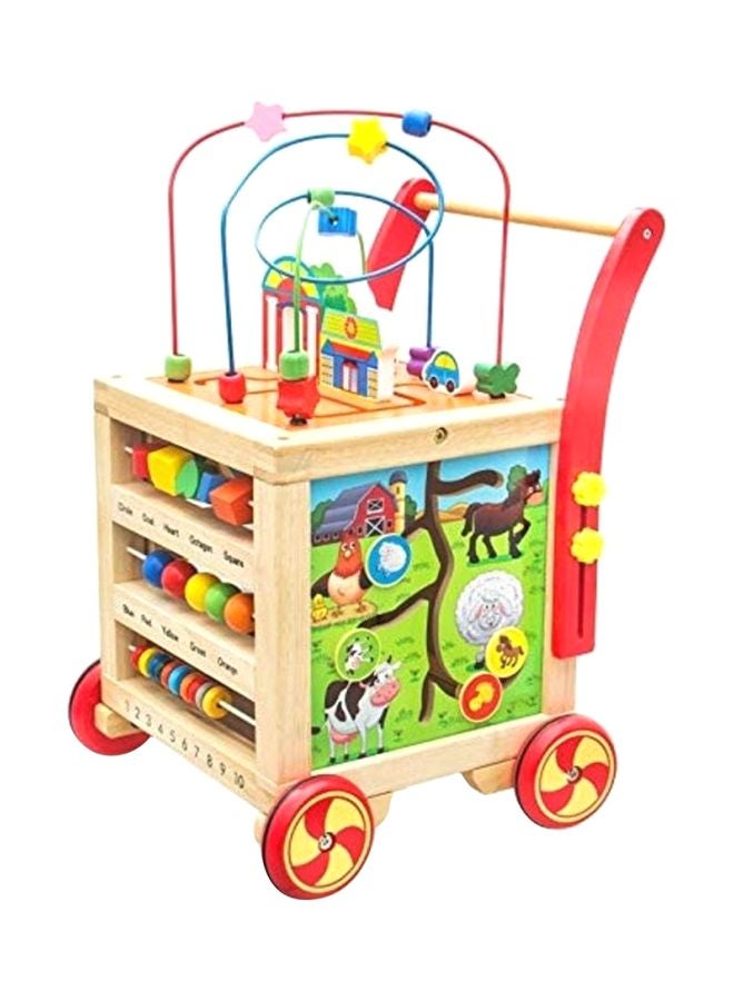 Cool Baby - Multi-Function Puzzle Wooden Baby Walker For Up To 12 Months - Image 1