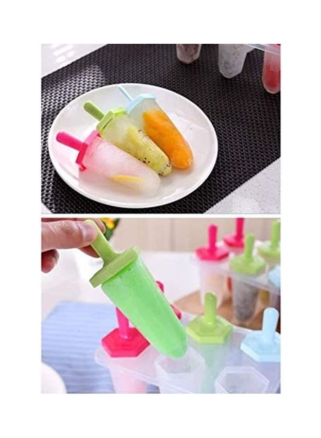 XiuWoo 6 Pieces Of  Ice Cream Mold Multicolour - Image 2