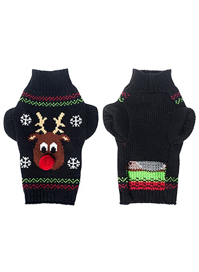 Nacoco Deer Reindeer For Pets Black Medium - Image 2