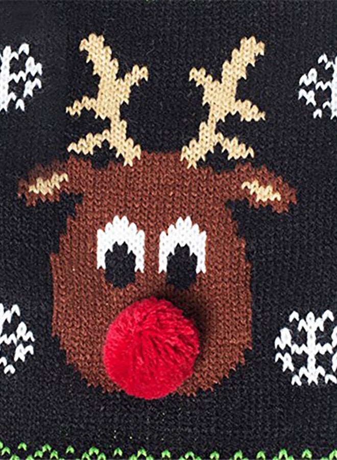 Nacoco Deer Reindeer For Pets Black Medium - Image 5