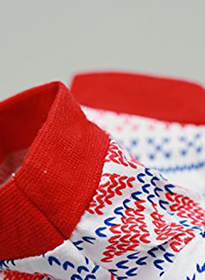 Drooling Pet Christmas Clothes White Medium (5.5-8.8lb) - Image 4