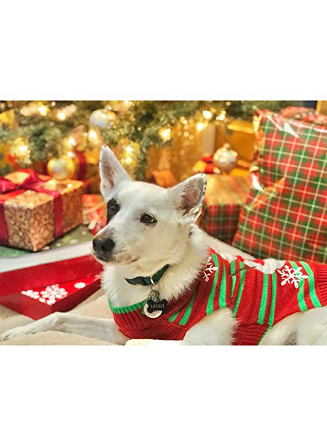 سترة بطبعات الثلج ناكوكو للكلاب متعدد الألوان Medium - Image 2