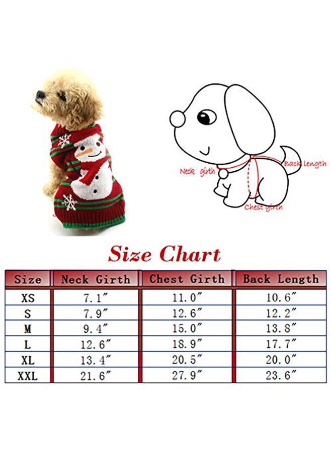 سترة بطبعات الثلج ناكوكو للكلاب متعدد الألوان Medium - Image 5