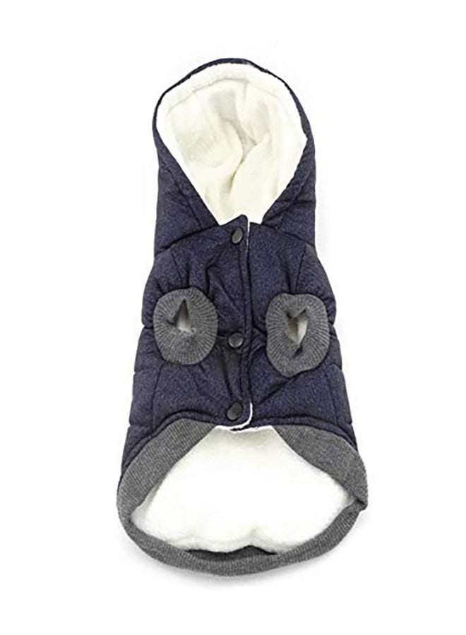 Dog Coat With Hoodie Black XX-Large - Image 3
