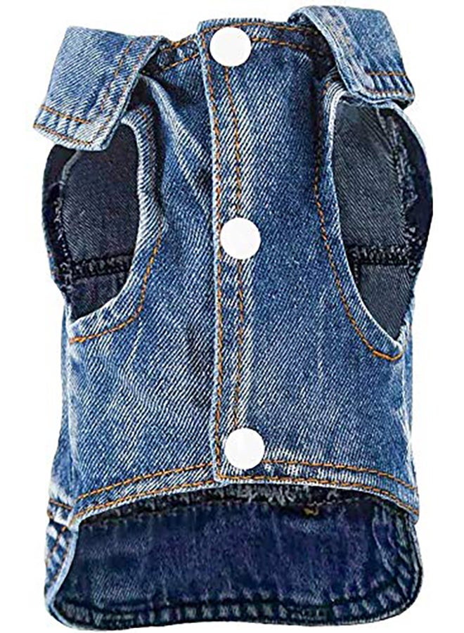 Companet Dog Jeans Jacket Blue X-Large - Image 2