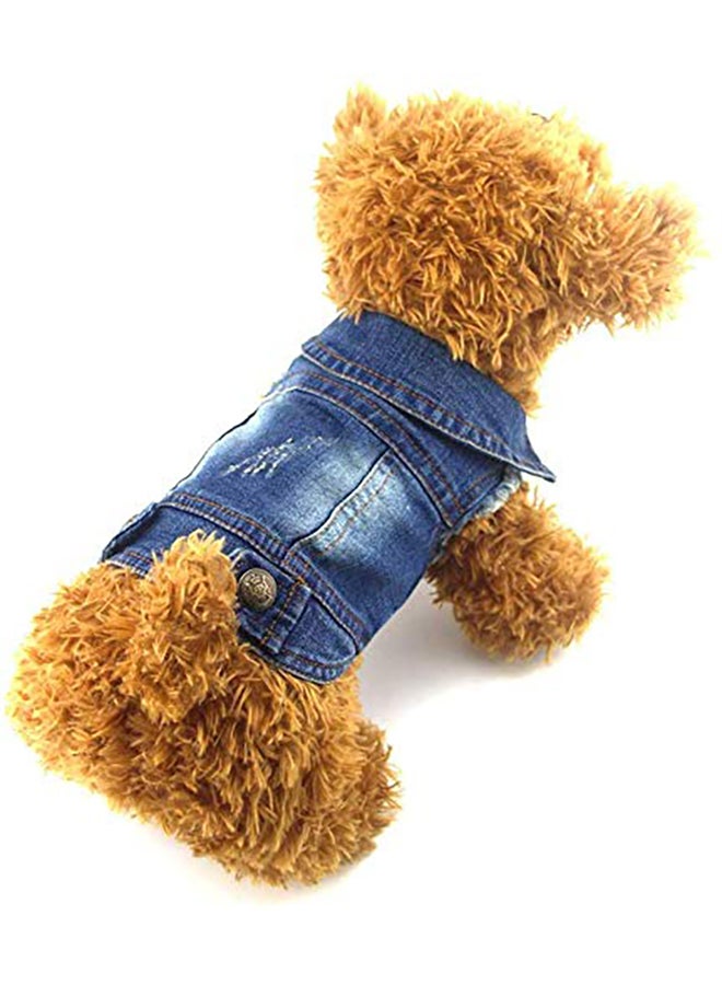 فيست تينجز الأنيقة للكلاب بتصميم راعي البقر أزرق XXL - Image 2