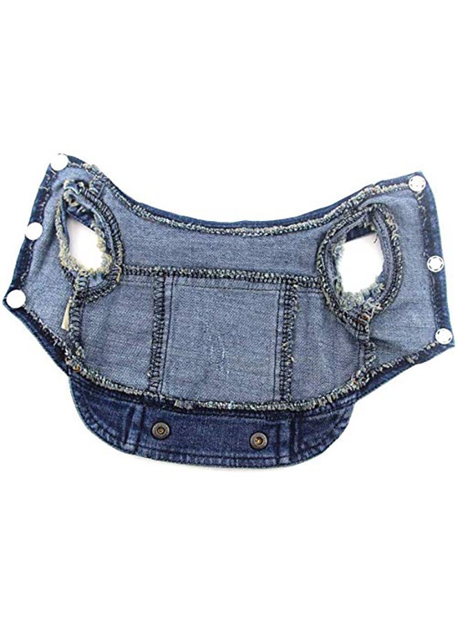 فيست تينجز الأنيقة للكلاب بتصميم راعي البقر أزرق XXL - Image 3