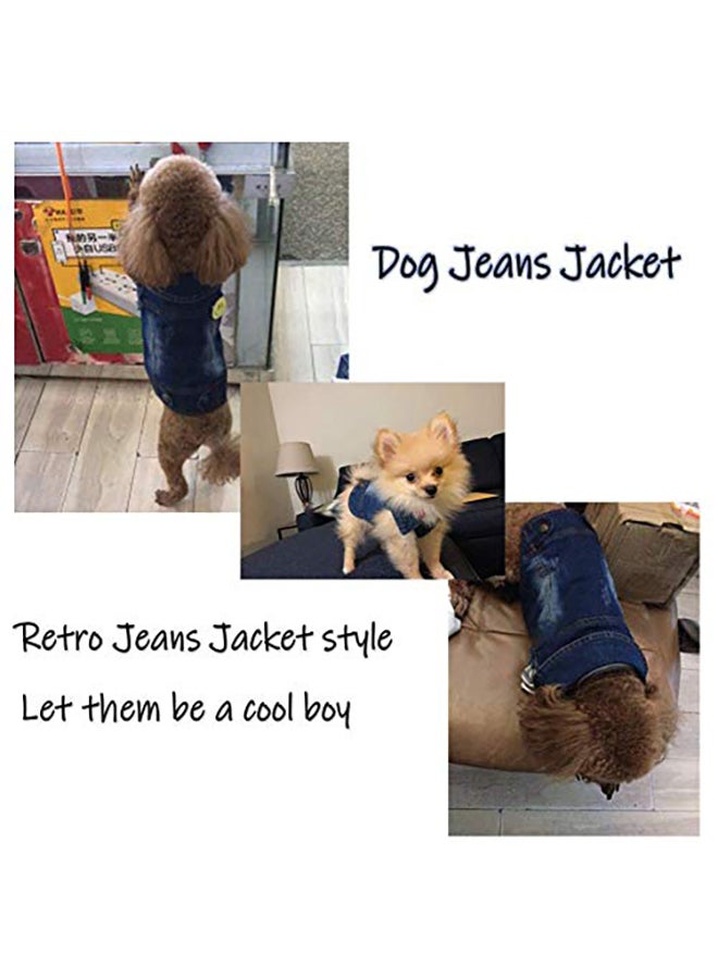 فيست تينجز الأنيقة للكلاب بتصميم راعي البقر أزرق XXL - Image 4