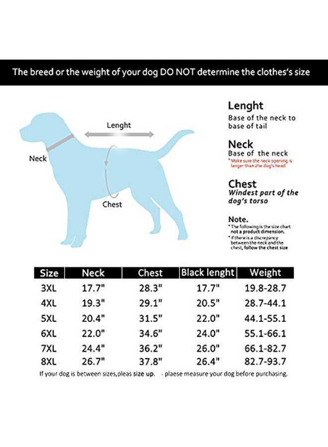 Generic - Innopet Large Dog Clothes Black 5XL - Image 1