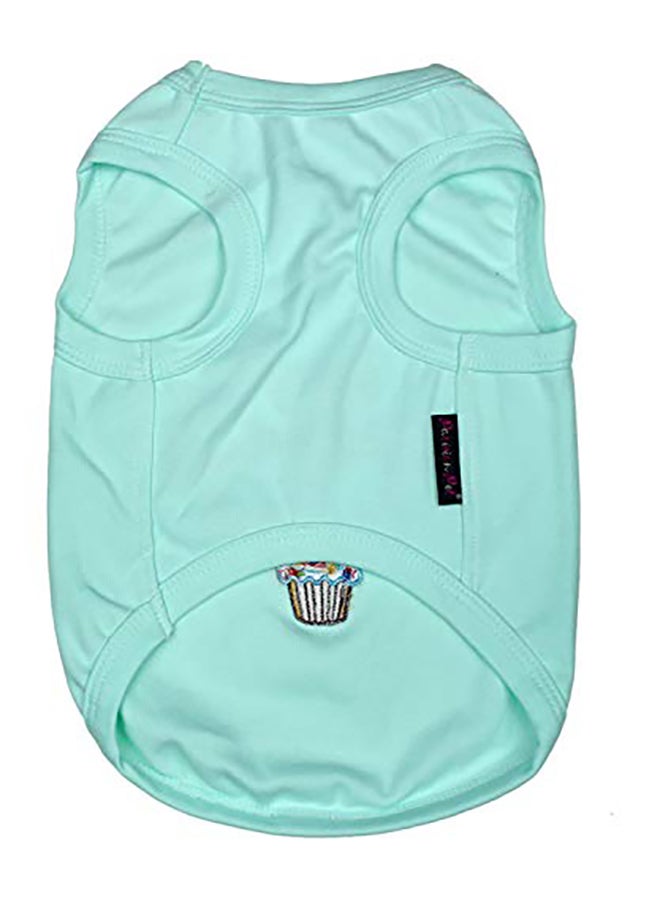 Parisian Pet Dog Summer Clothes Blue Medium - Image 4