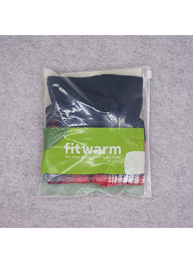 Fitwarm Knitted Pet Clothes Sweater Brown S - Image 2