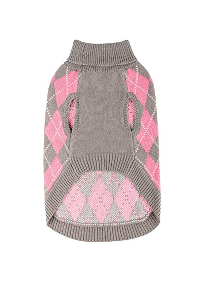 Classic Dog Turtleneck Sweater Grey X-Small - Image 2