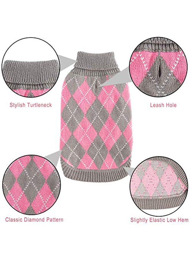 Classic Dog Turtleneck Sweater Grey X-Small - Image 5