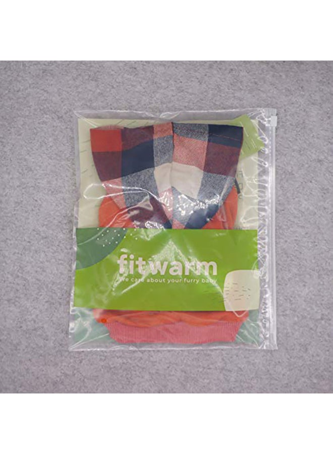 Generic Fitwarm Dog Plaid Shirts Multicolour L - Image 2