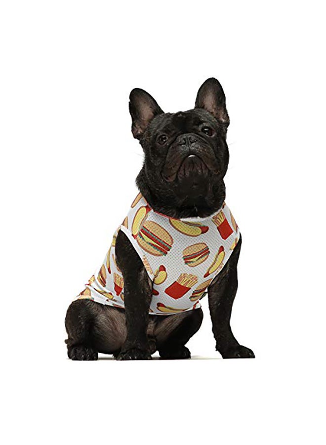 Generic Fitwarm Hamburger Lemon Dog Shirt Pack Of 2 Multicolour S - Image 2