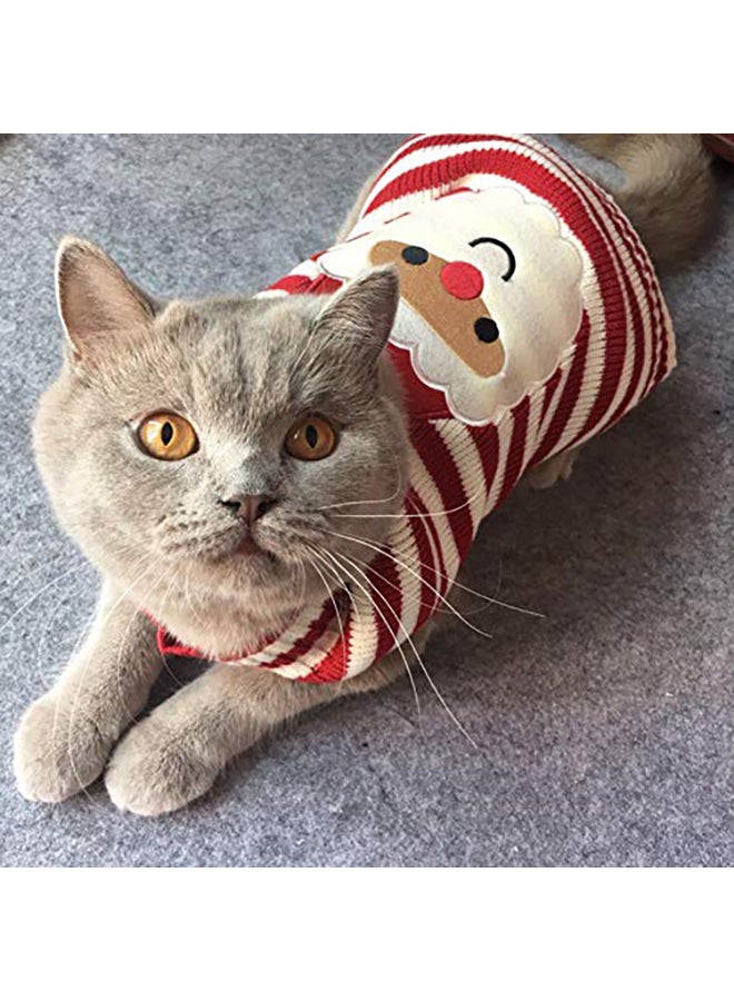 سترة بوبيبي للقطط أحمر Medium - Image 5