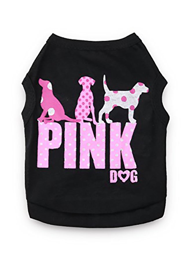 قميص درولينج دوج للحيوانات الأليفة أسود S - Image 1