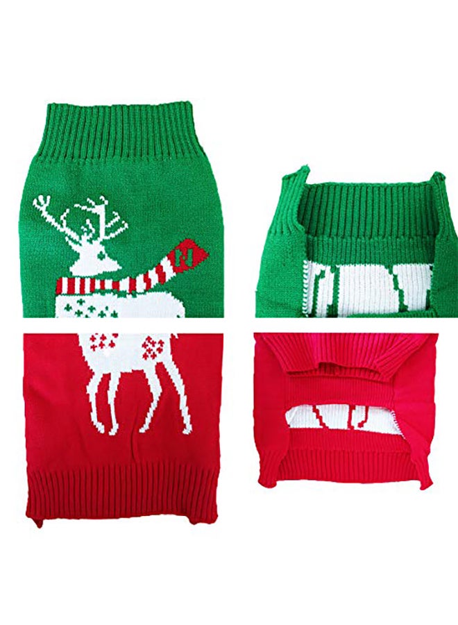 Generic Nacoco Dog Reindeer Sweaters Red XXL  - Image 4