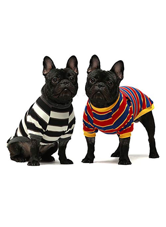 Generic Fitwarm Striped Pet Shirt Multicolour Medium - Image 1