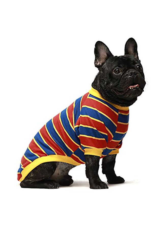 Generic Fitwarm Striped Pet Shirt Multicolour Medium - Image 4