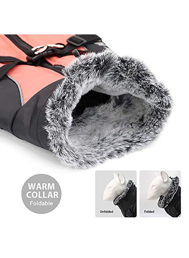 جاكيت شتوي Didog للكلاب مضاد للماء أحمر M - Image 4