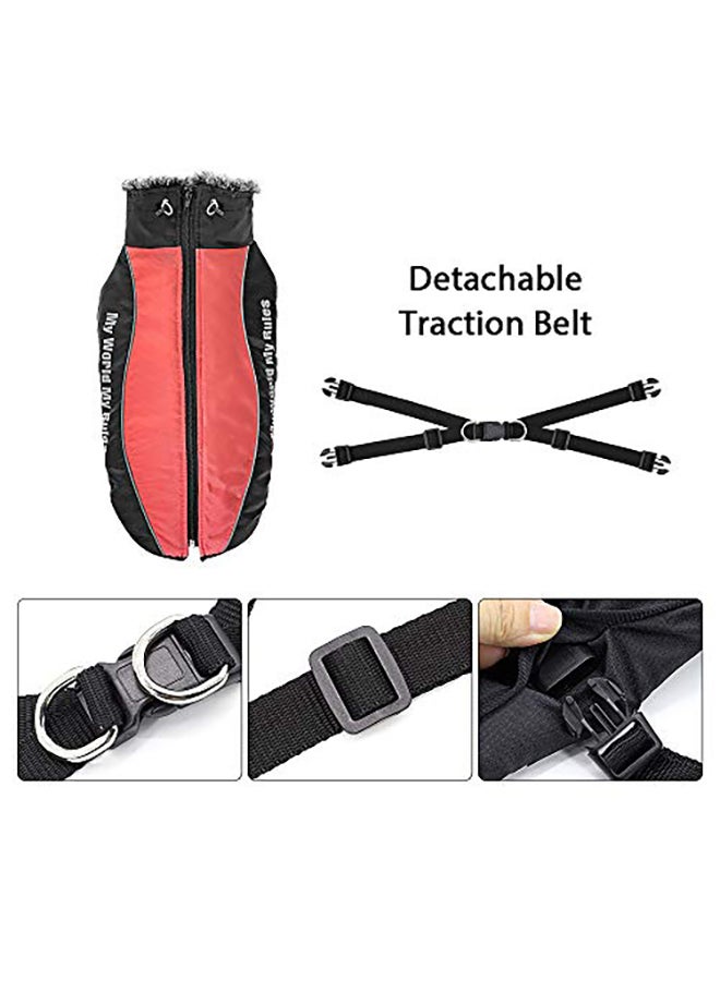 جاكيت شتوي Didog للكلاب مضاد للماء أحمر M - Image 5