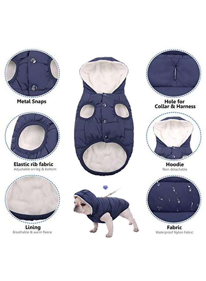 Sawmong Dog Fleece Hoodie Red S - Image 5