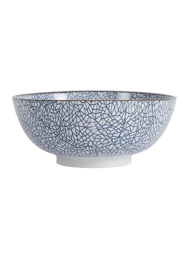 Sharpdo Rice And Soup Bowl Blue/White 11.5x11.5x6cm  - Image 2