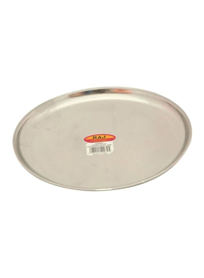 RAJ Stainless Steel Dinner Plate Silver 26cm 