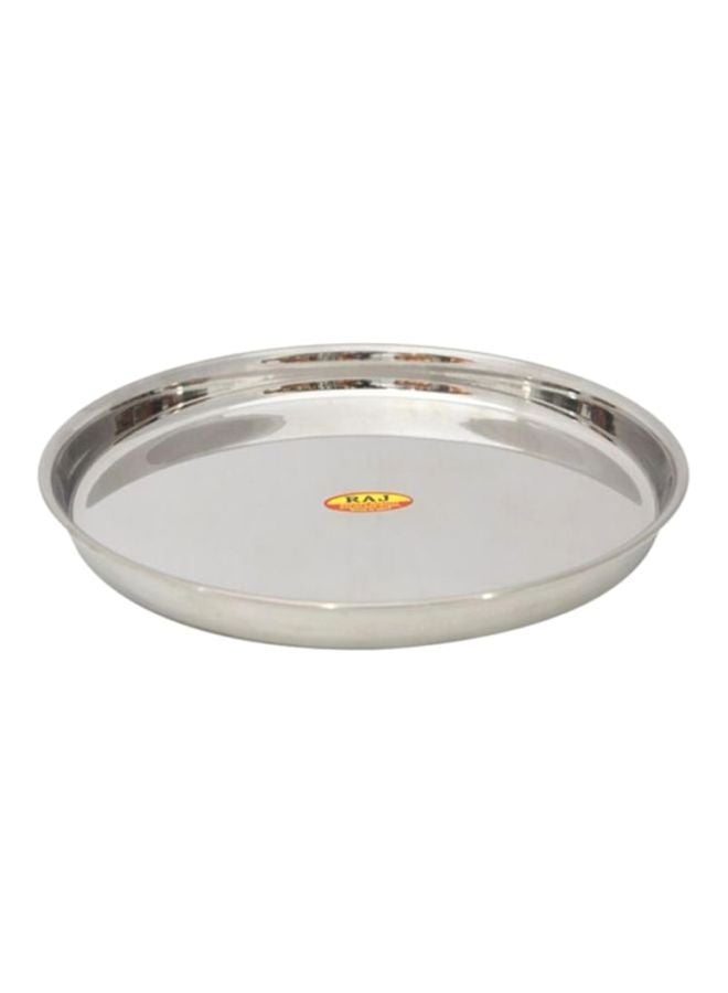 RAJ Stainless Steel Plate Silver 31.5cm 