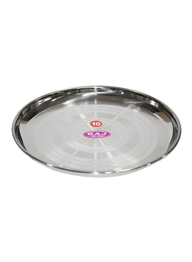 RAJ Touch China Plate Silver 23cm 