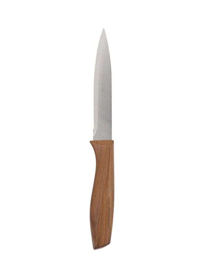 DELCASA Utility Knife Brown/Silver 5inch  - Image 1