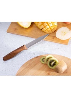 DELCASA Utility Knife Brown/Silver 5inch  - Image 4