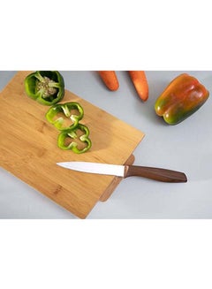 DELCASA Utility Knife Brown/Silver 5inch  - Image 5