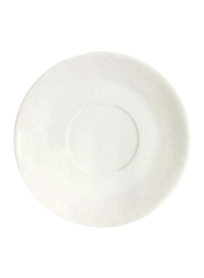 DINEWELL 2-Piece Saucer And Soup Liner Set White 6inch  - Image 2