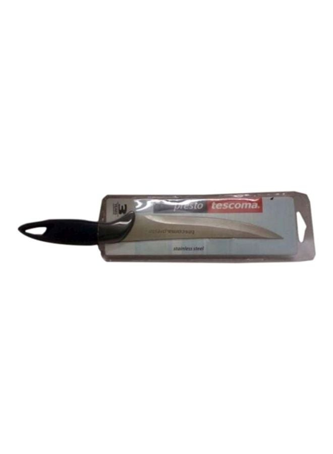 Presto Stainless Steel Utility Knife Black/Silver 14cm