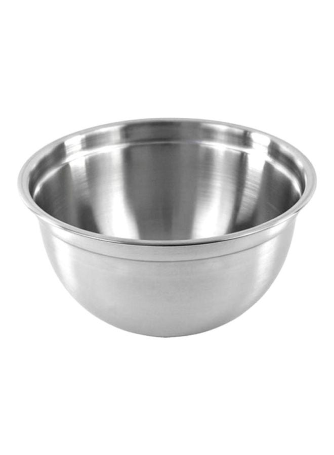 ألبرتو سلطانية خلط من الستاليس ستيل المصقول العاكس فضي 25سم