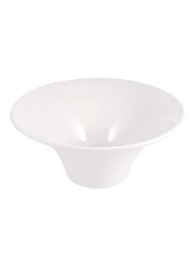 دينويل سلطانية على شكل زهرة من قطعتين أبيض - Image 3