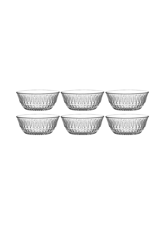LAV 6-Piece Alinda Bowl Set Clear 345ml  - Image 1
