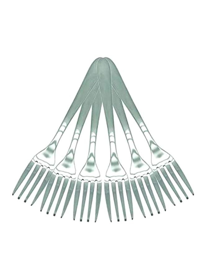 RAJ - 6-Piece Table Fork Set Silver - Image 1